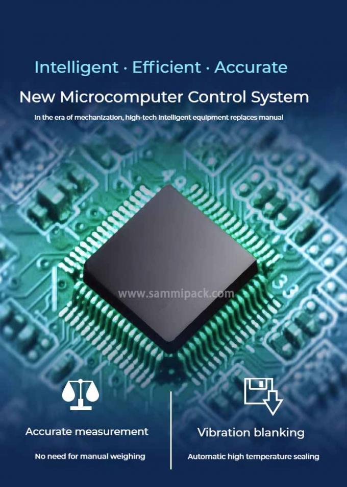 মাল্টিফাংশনাল ডাবলহেড চিনি ভর্তি কফি বিন ওজন প্যাকিং মেশিন ৫০০ গ্রাম ১০০০ গ্রাম 450*470*1750MM পণ্য 4