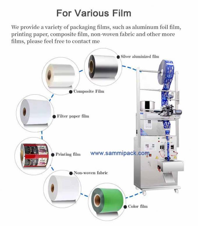 120.000 কেজি একক স্থূল ওজনের কাগজ প্যাকেজিং উপাদান চা পাউডার প্যাকিং মেশিন হট স্ট্যাম্প কোডার সহ 2