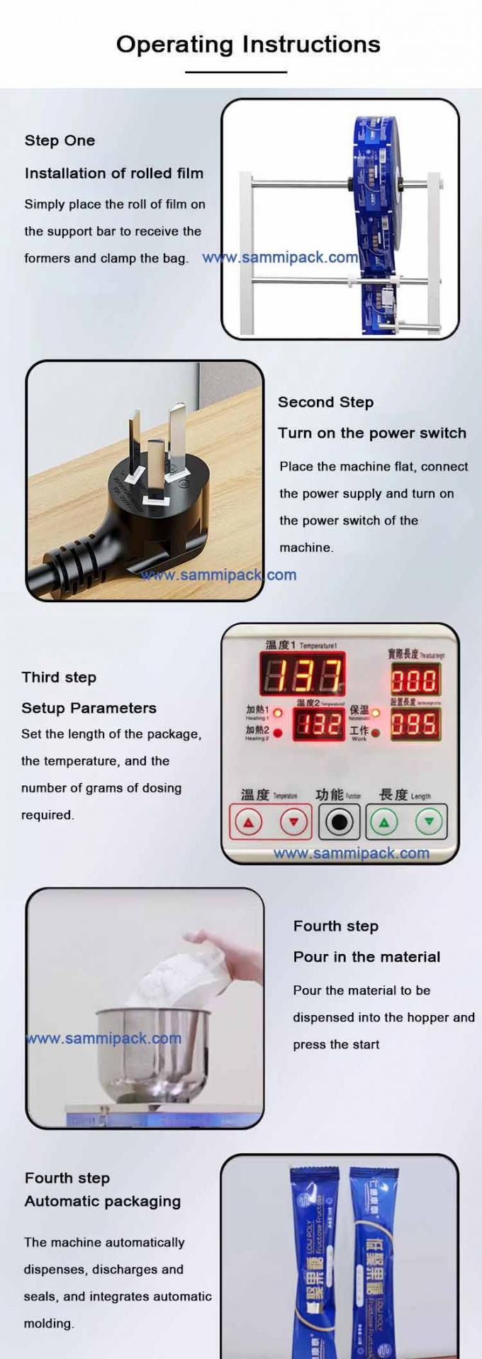120.000 কেজি একক স্থূল ওজনের কাগজ প্যাকেজিং উপাদান চা পাউডার প্যাকিং মেশিন হট স্ট্যাম্প কোডার সহ 6