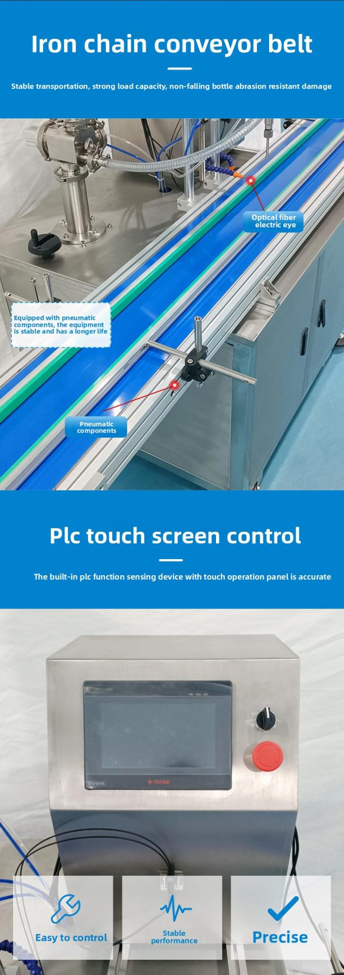 সহজ অপারেশন সম্পূর্ণ স্বয়ংক্রিয় সার্ভো রটার পাম্প মধু জন্য পেস্ট তরল ভরাট মেশিন ভিস্কোস তরল বাদাম মাখন কেচপ 3