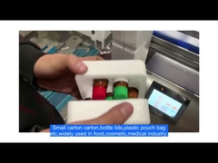 টেবিলটপ ফ্ল্যাট সারফেস বোতল লেবেলিং মেশিন স্বয়ংক্রিয় স্টিকার মেশিন পকেট লেবেলিং মেশিন