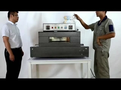 পিভিসি পিওএফ ফিল্ম হিট টানেল বইয়ের জন্য সঙ্কুচিত প্যাকেজিং মেশিন কার্টন বোতল