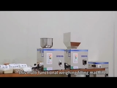 আধা স্বয়ংক্রিয় চা পাউডার ভরাট মেশিন গ্রানুলস জন্য পাউডার বিতরণ ভরাট ওজন