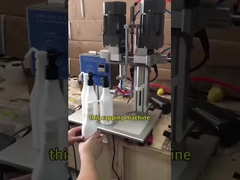 প্লাস্টিকের কুয়াশা ট্রিগারের জন্য আধা স্বয়ংক্রিয় স্প্রে বোতল ক্যাপিং মেশিন