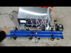 2000 মিলি স্পাউট পকেট তরল ভরাট প্যাকেজিং মেশিন টেবিল টাইপ 2 মাথা